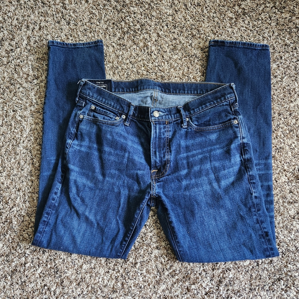 Men's Stretch Skinny Abercrombie & Fitch Jeans size 32W x 32L